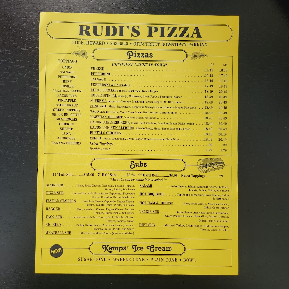 Rudi's Pizza - 1