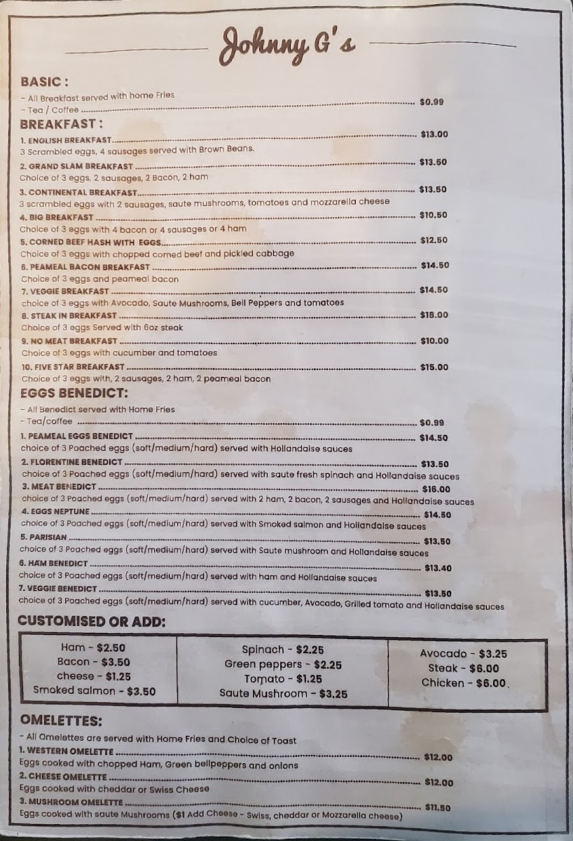 Johnny G's Cafe - 6
