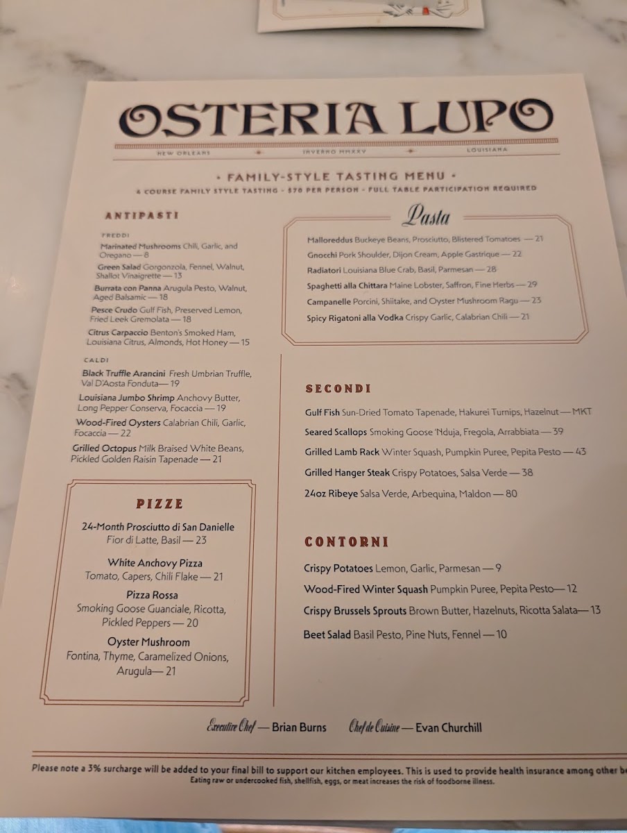 Osteria Lupo - 8
