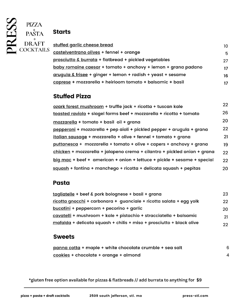 Press Pizza and Pasta - 2