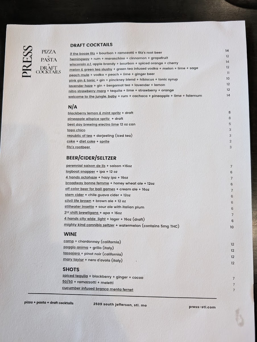 Press Pizza and Pasta - 3