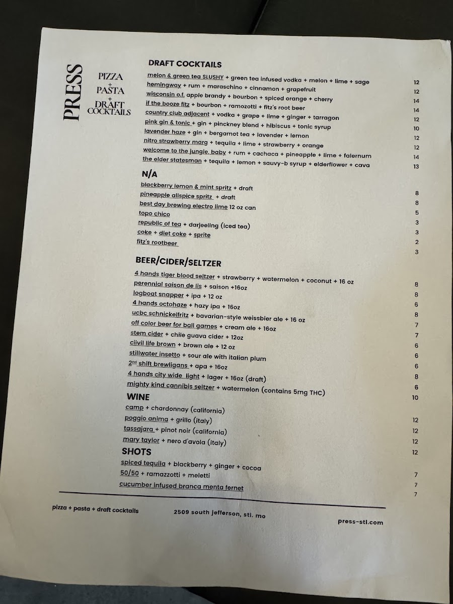 Press Pizza and Pasta - 4