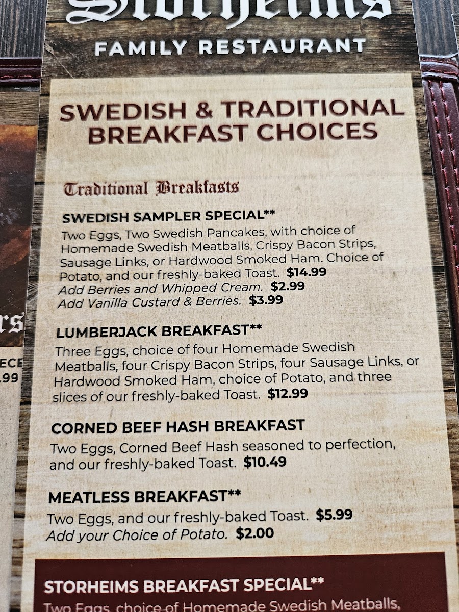 Storheims Family Restaurant - 8