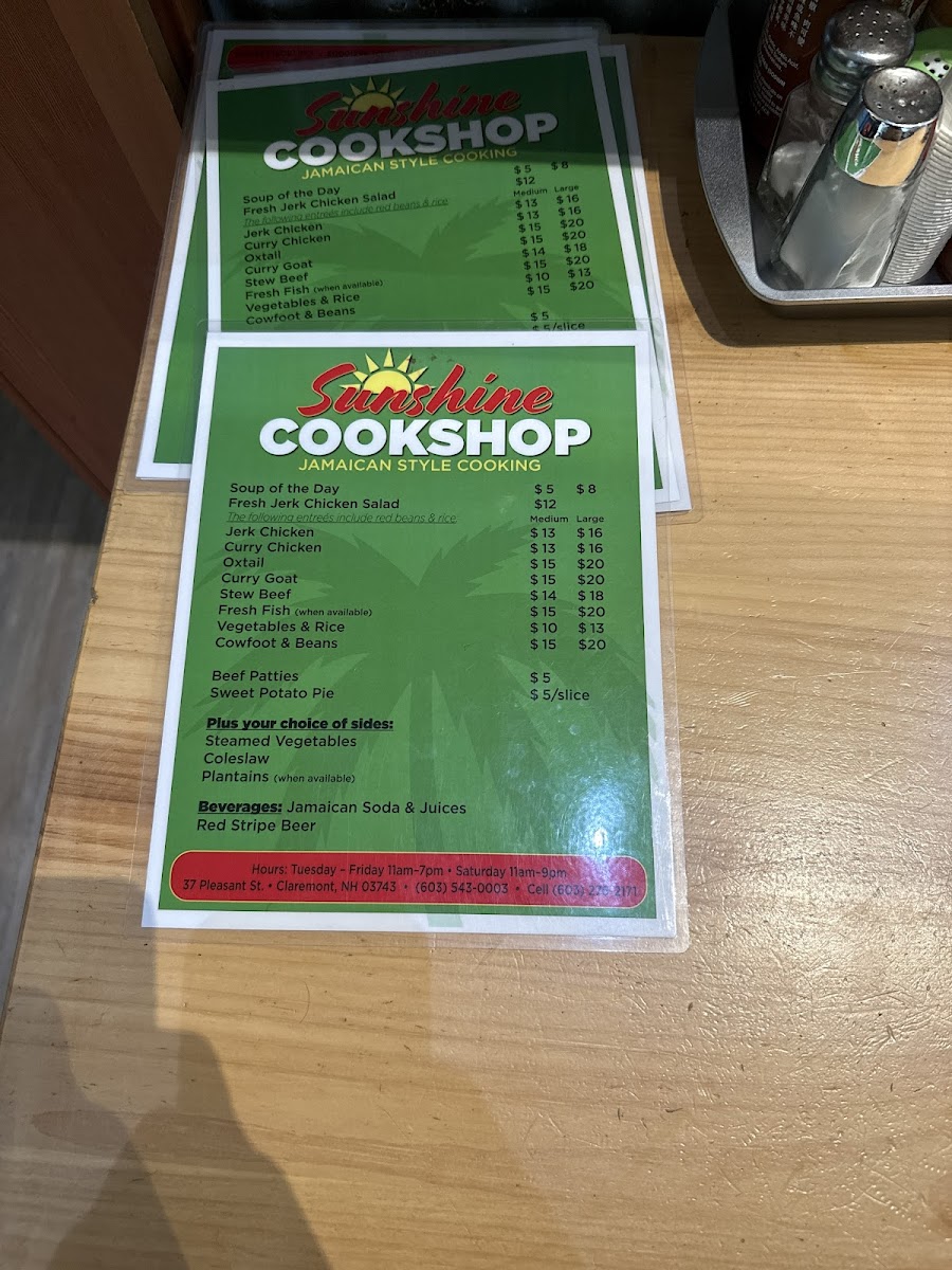 Sunshine Cookshop Jamaican Style Restaurant - 1