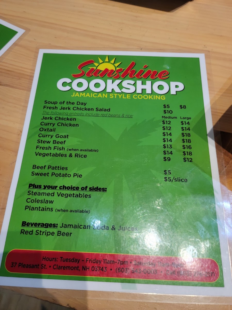 Sunshine Cookshop Jamaican Style Restaurant - 2