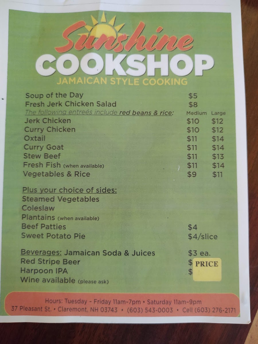 Sunshine Cookshop Jamaican Style Restaurant - 4