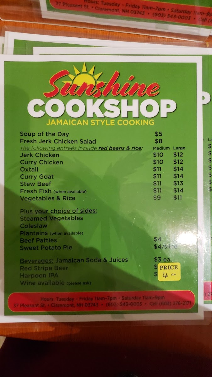 Sunshine Cookshop Jamaican Style Restaurant - 8