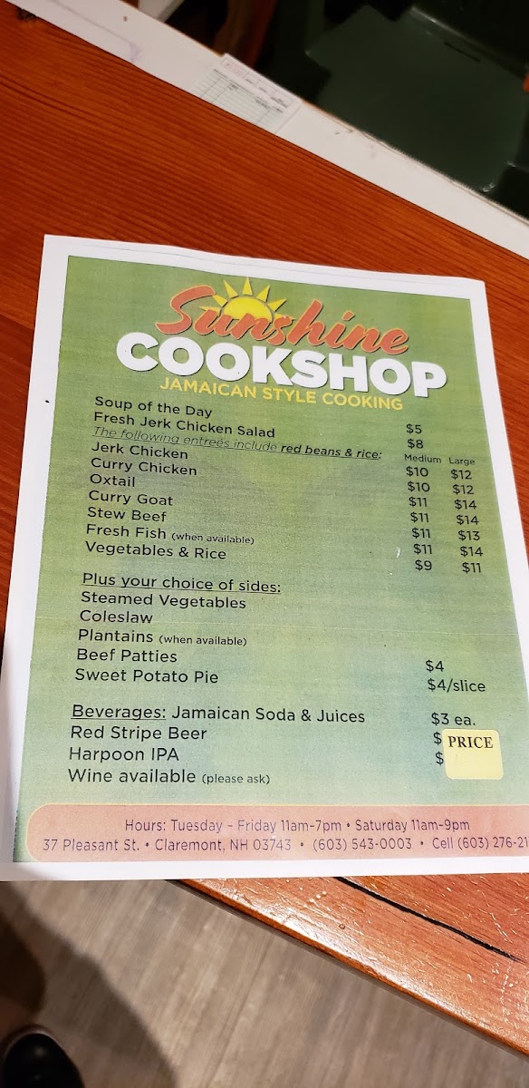 Sunshine Cookshop Jamaican Style Restaurant - 9