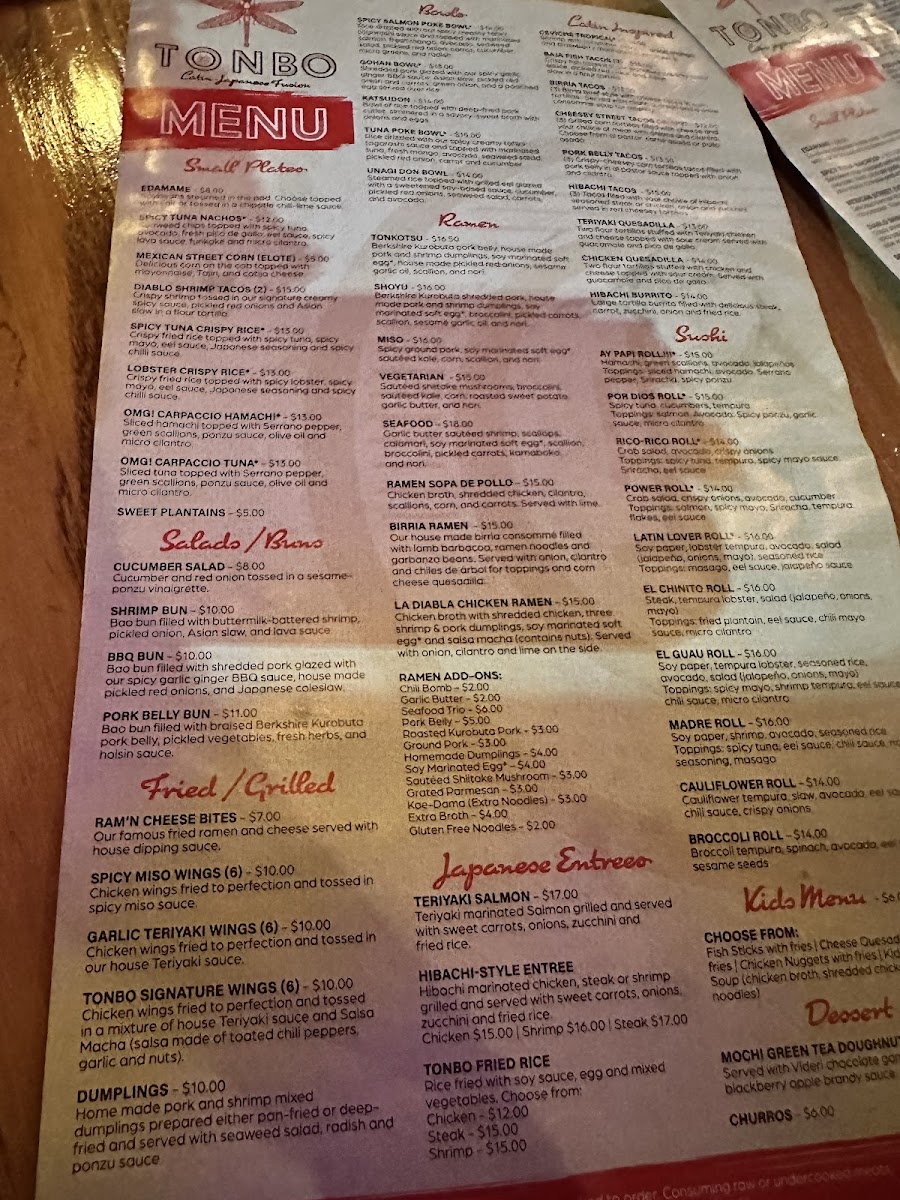 Tonbo Latin-Japanese Fusion - 10