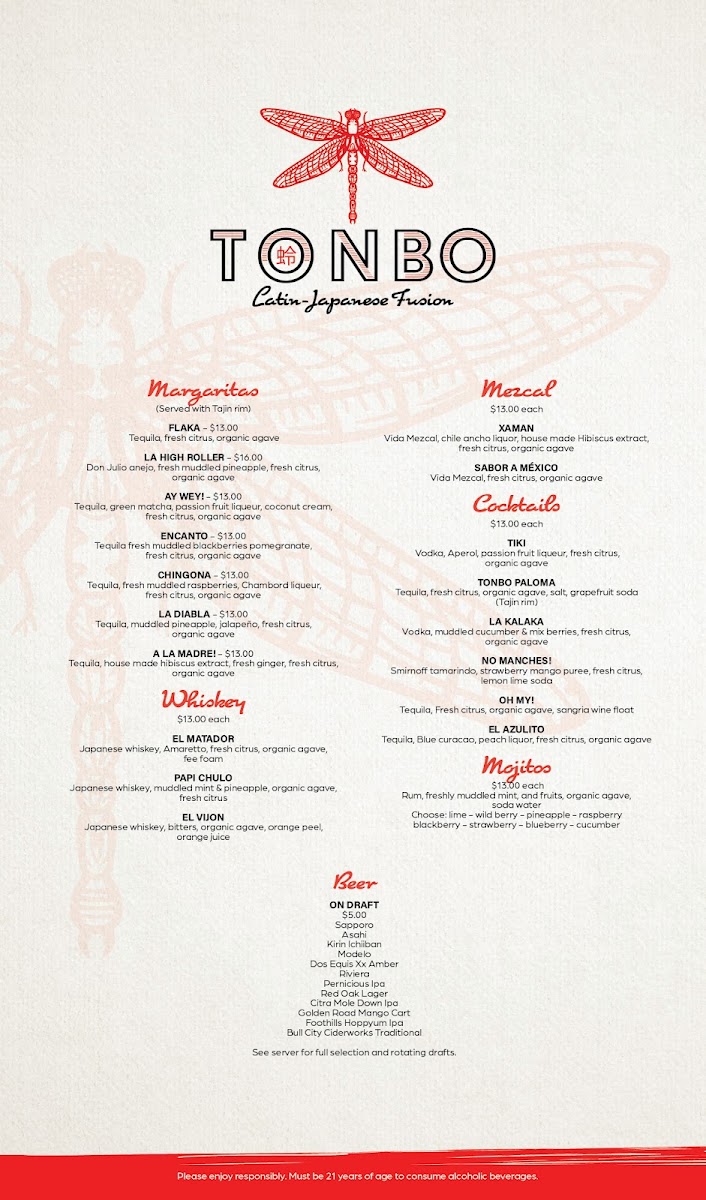 Tonbo Latin-Japanese Fusion - 2