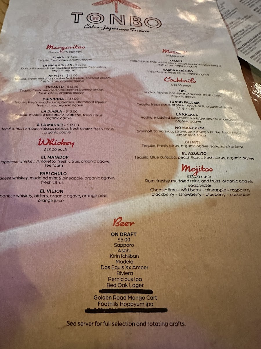 Tonbo Latin-Japanese Fusion - 5