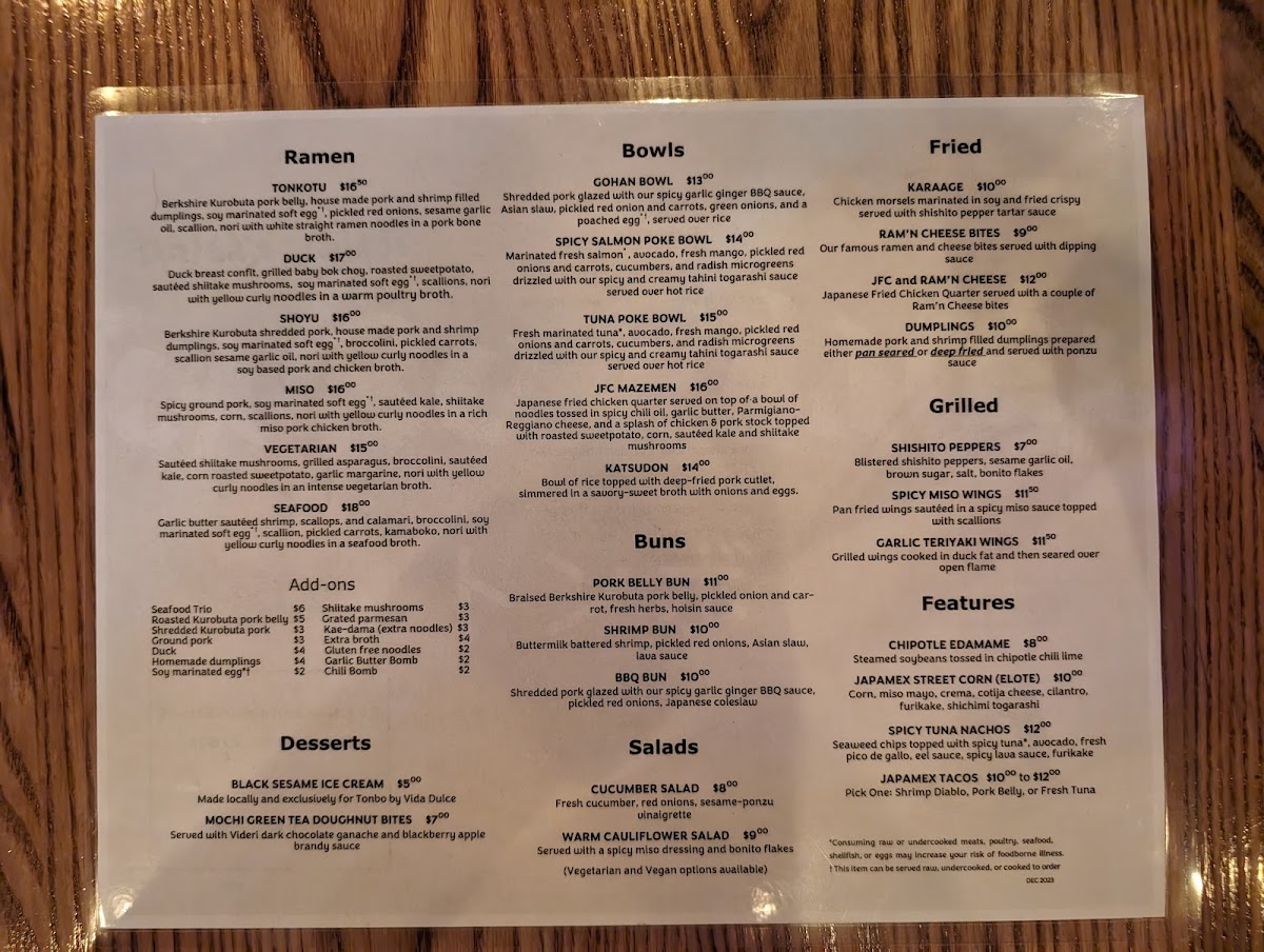 Tonbo Latin-Japanese Fusion - 7