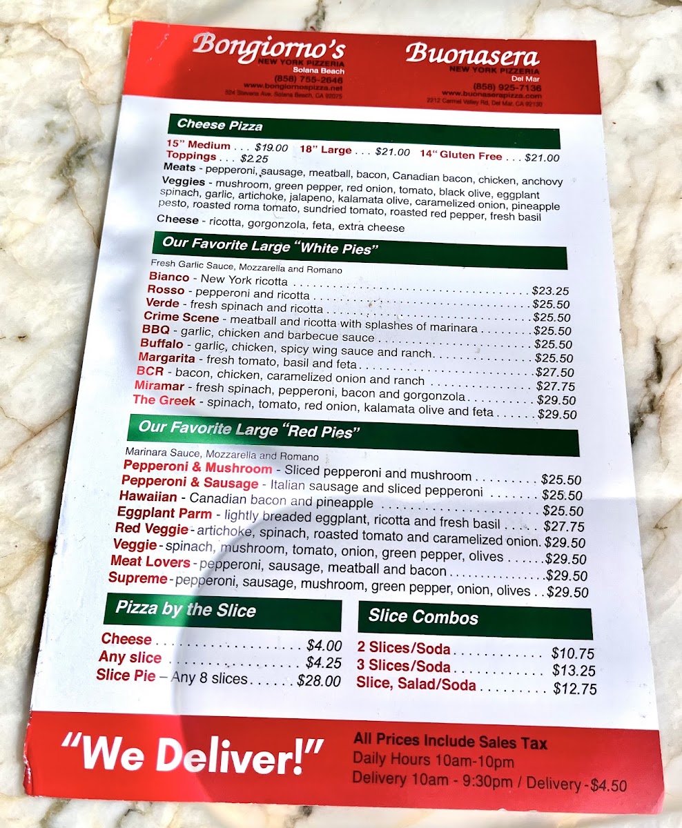 Buonasera New York Pizzeria - 1