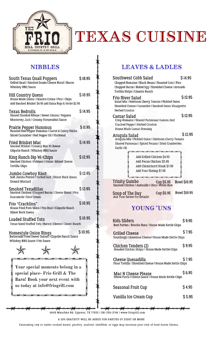 The Frio - Hill Country Grill & The Barn - 2