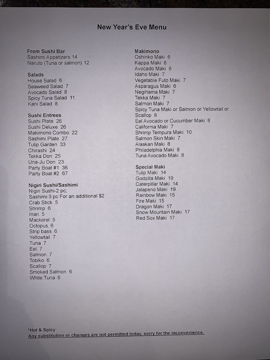 TULIP Lounge Hibachi Asian Cuisine - 4