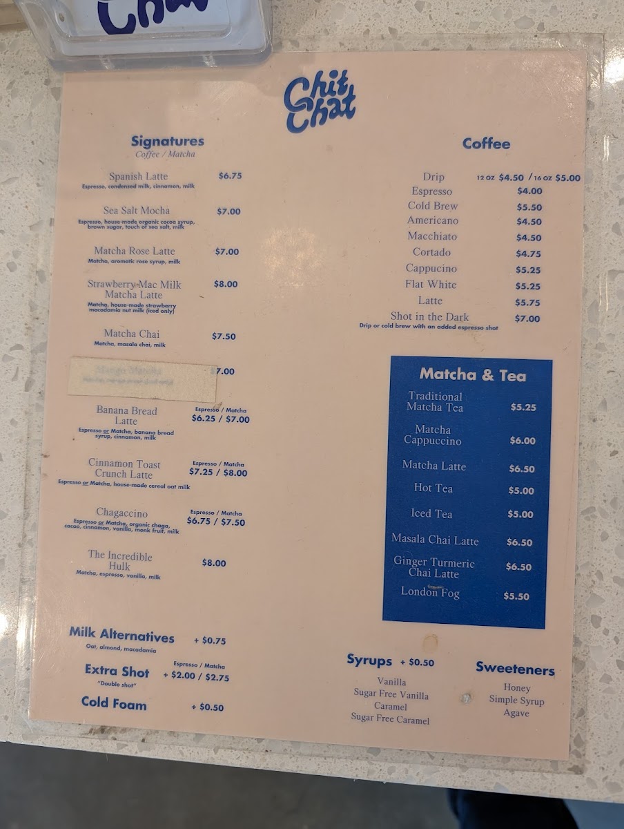 Chitchat Coffee + Matcha - 2