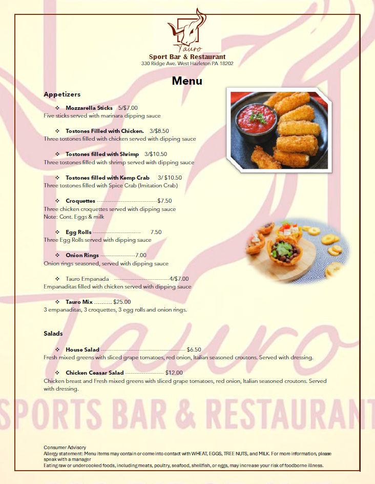 Tauro Sport Bar & Restaurant (The Nest Bar and Grill) - 1