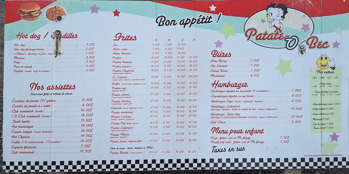 Casse-croute Patate-O-Bec - 1