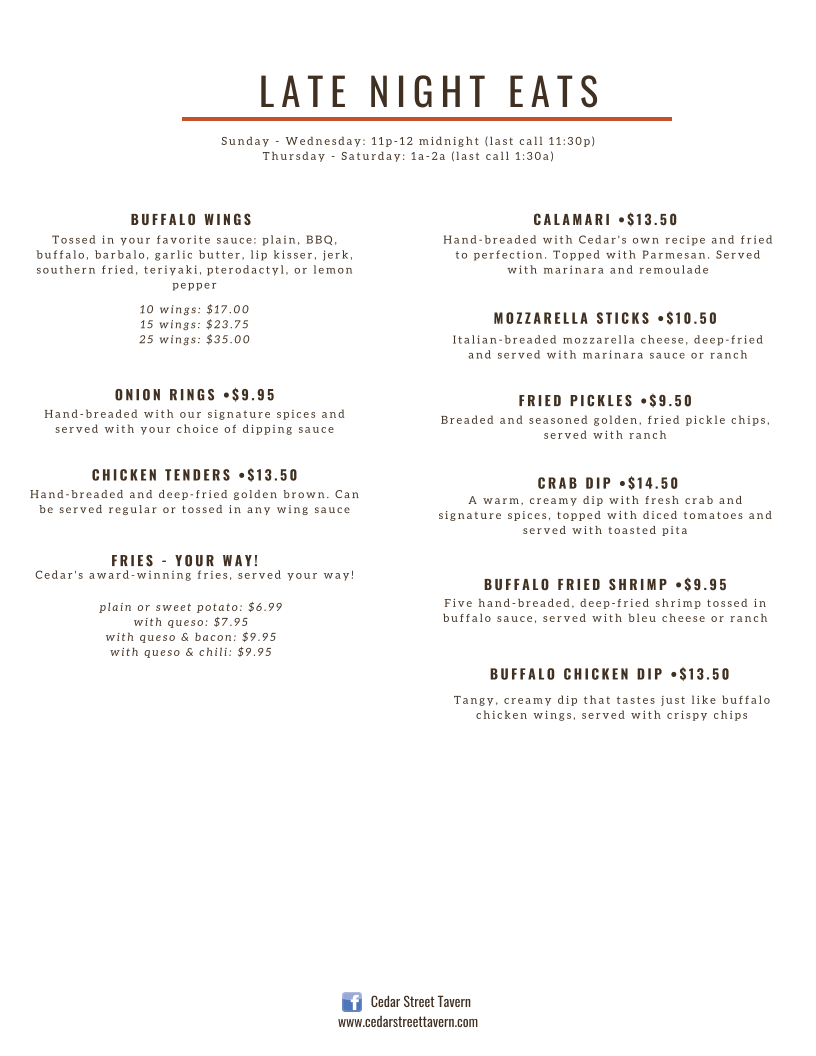 Cedar Street Tavern - 4