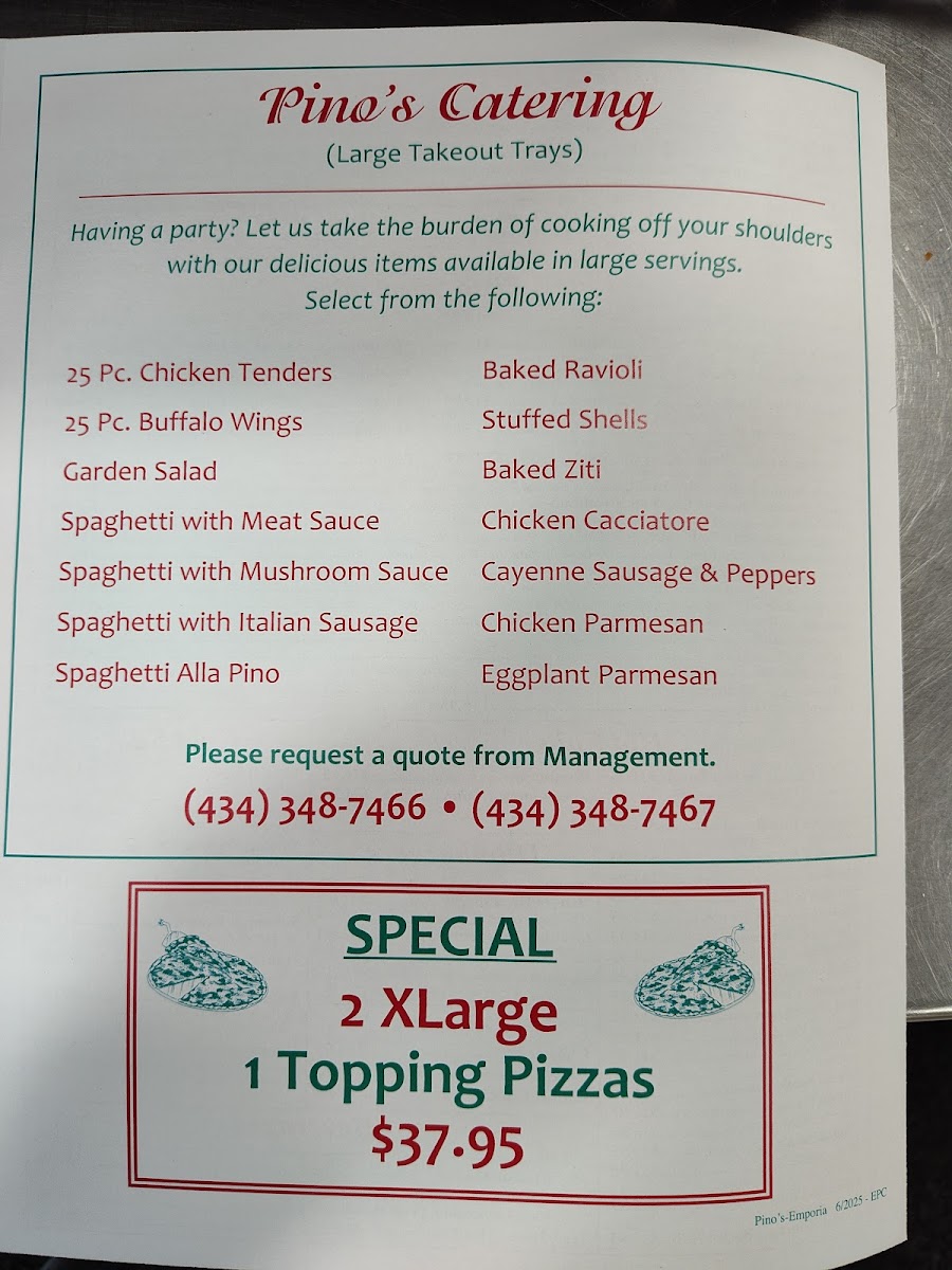 Pino's Pizza & Italian - 1