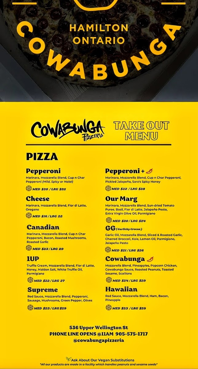 Cowabunga Pizzeria - Take Out Only - 3