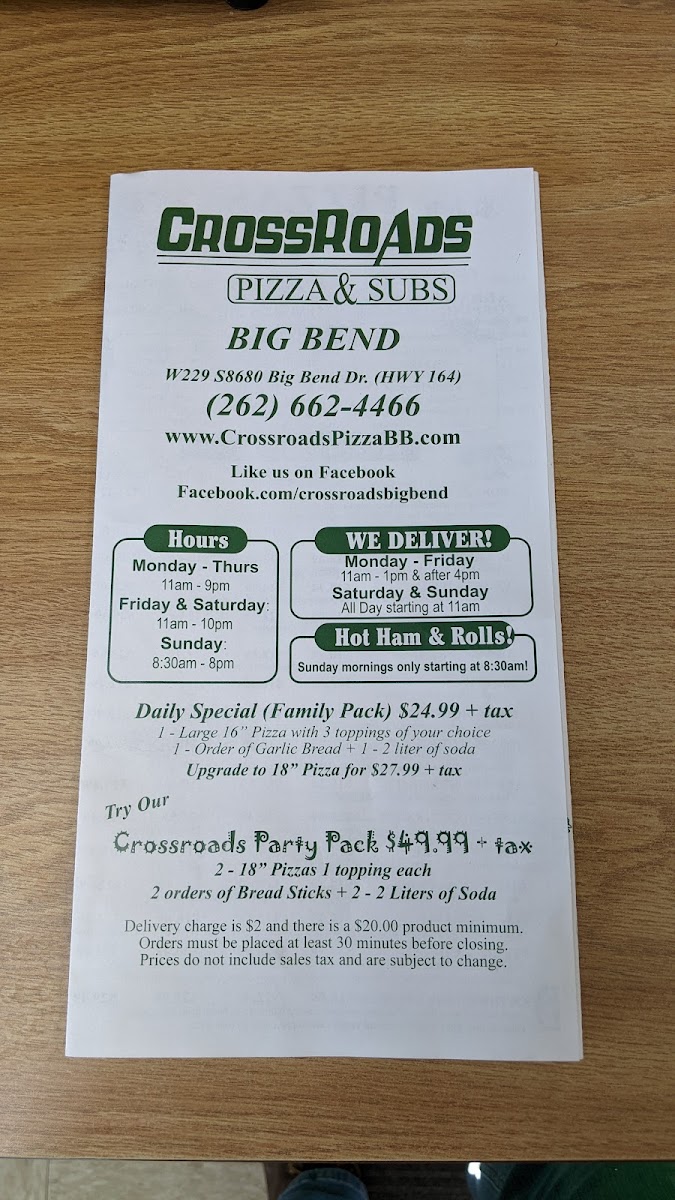Crossroads Pizza & Subs - 7