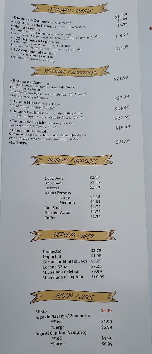 Mariscos y Taqueria El Capitan - 4