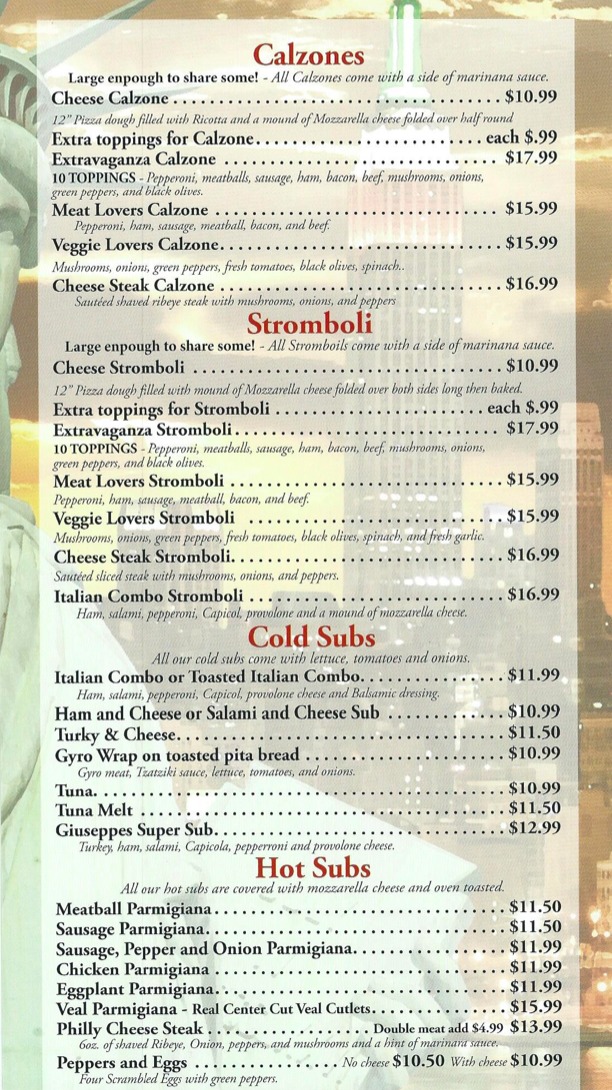 Giuseppe's NY Pizza & Pasta Express - 1