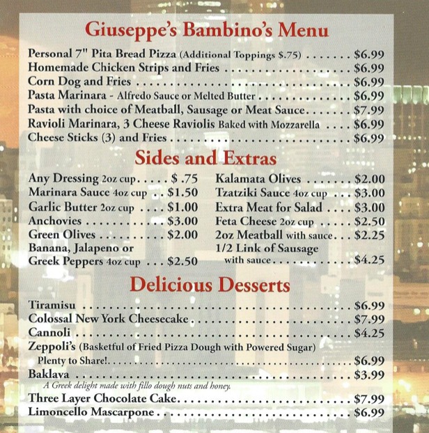 Giuseppe's NY Pizza & Pasta Express - 4