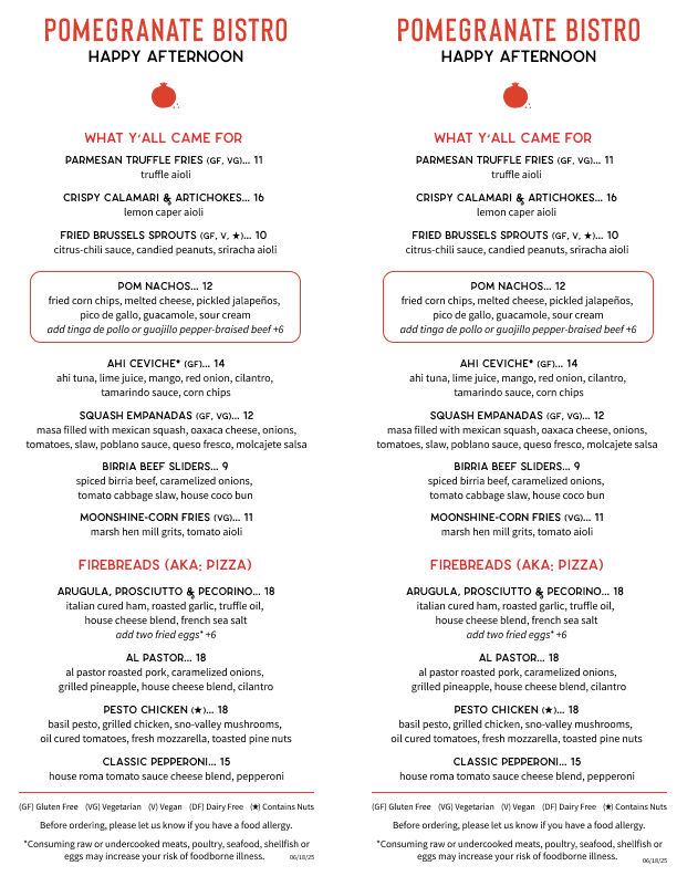 Pomegranate Bistro - 1