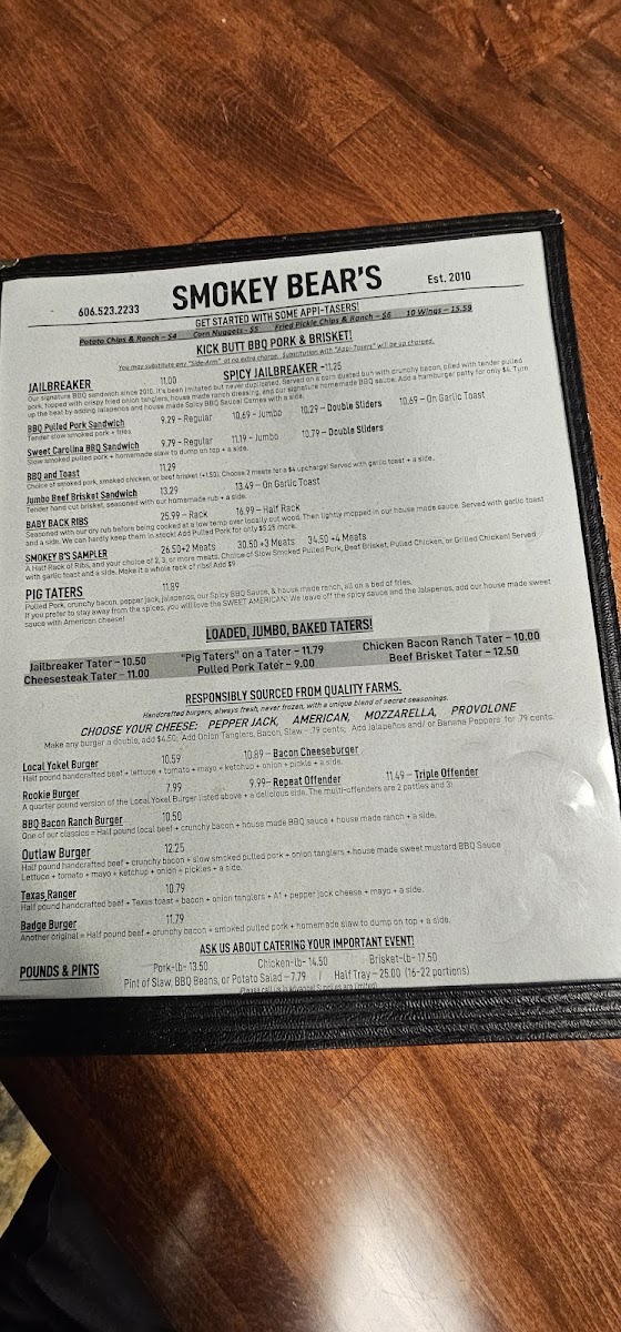 Smokey Bear's BBQ & Grill - 8