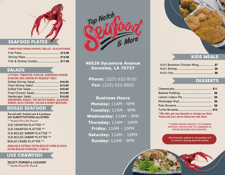 Top Notch Seafood & More - 1