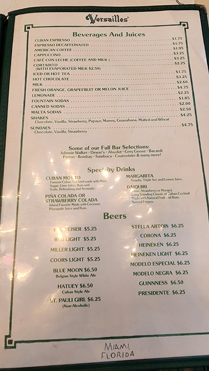 Versailles Restaurant Cuban Cuisine - 4