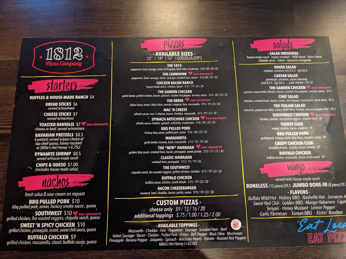 1812 Pizza Company - Paragould, Downtown - 1