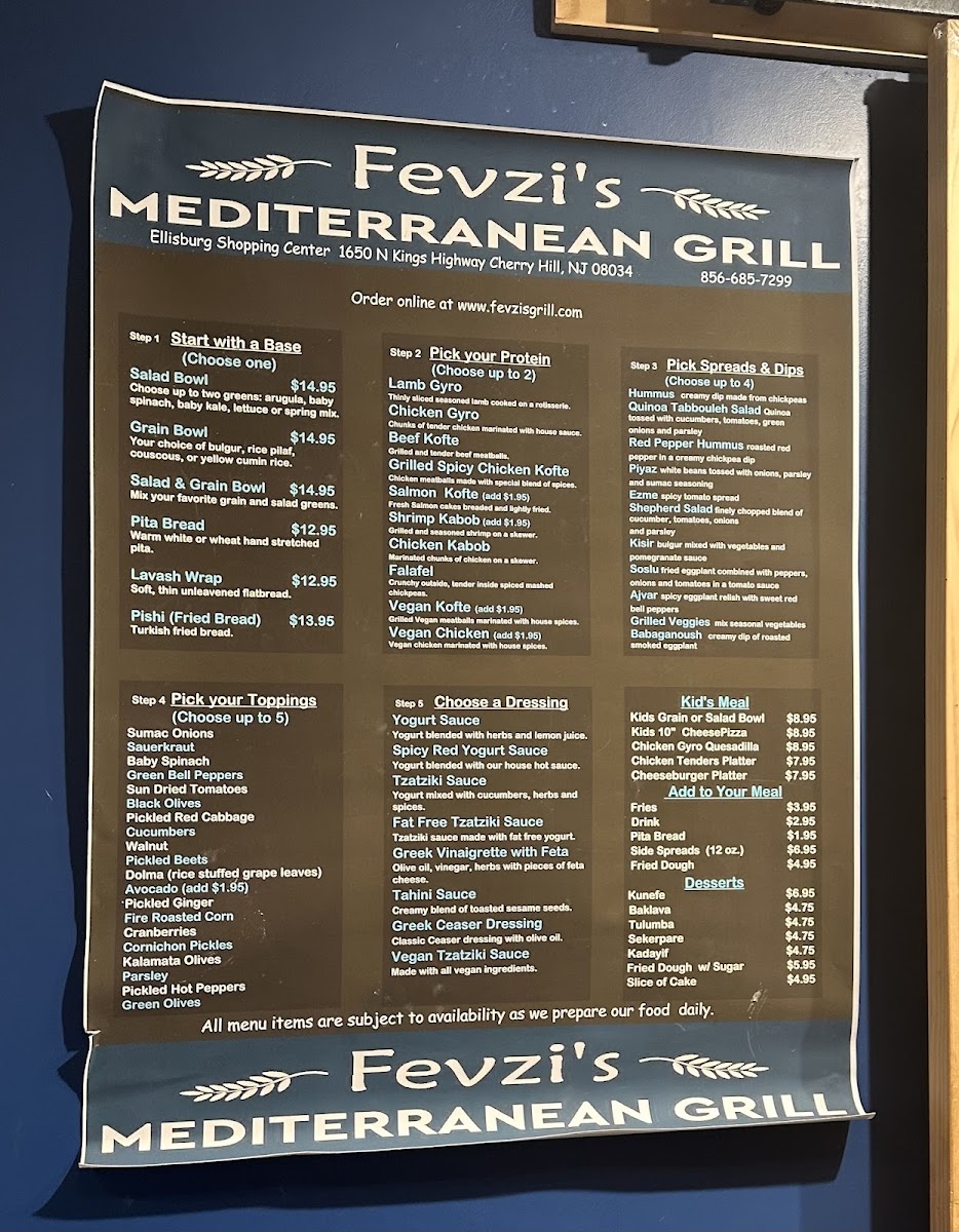Fevzi's Mediterranean Grill Cherry Hill - 2