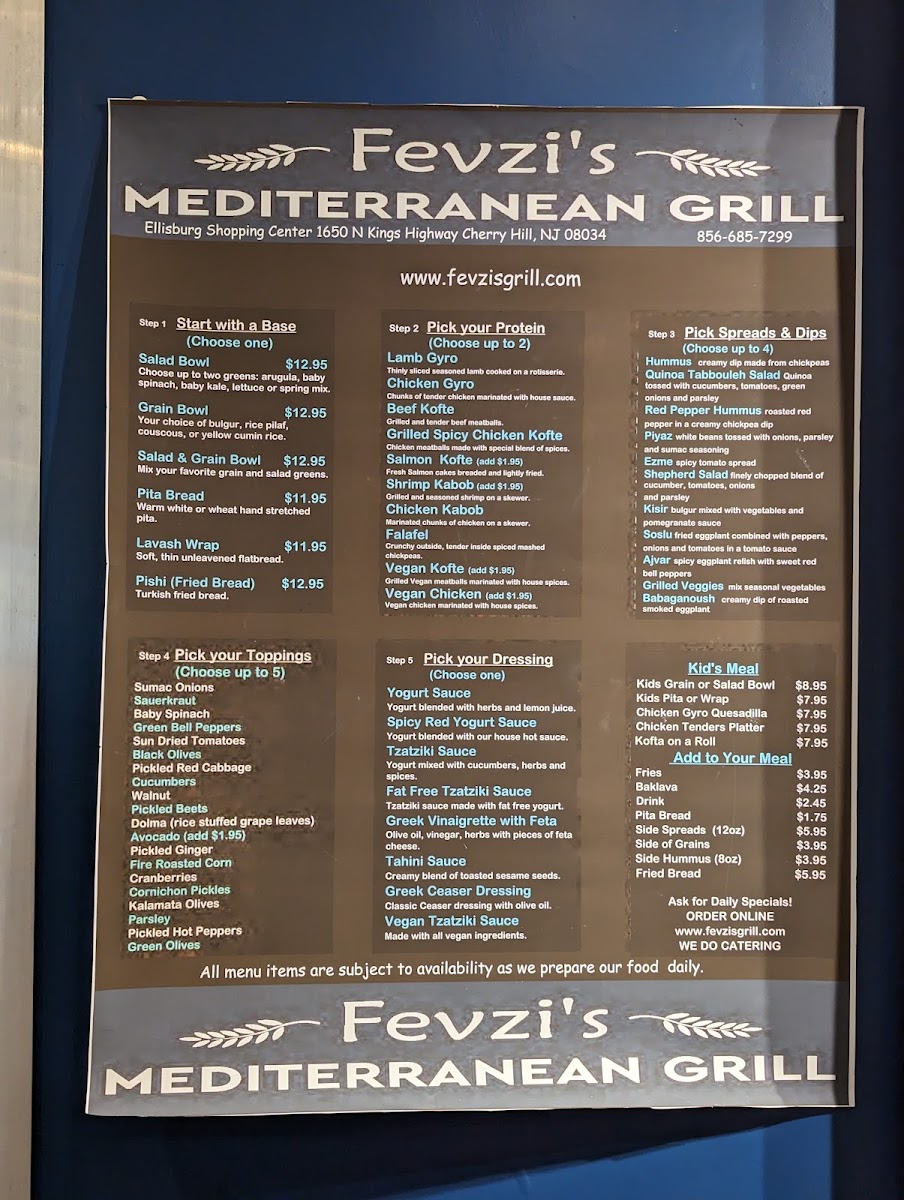 Fevzi's Mediterranean Grill Cherry Hill - 3