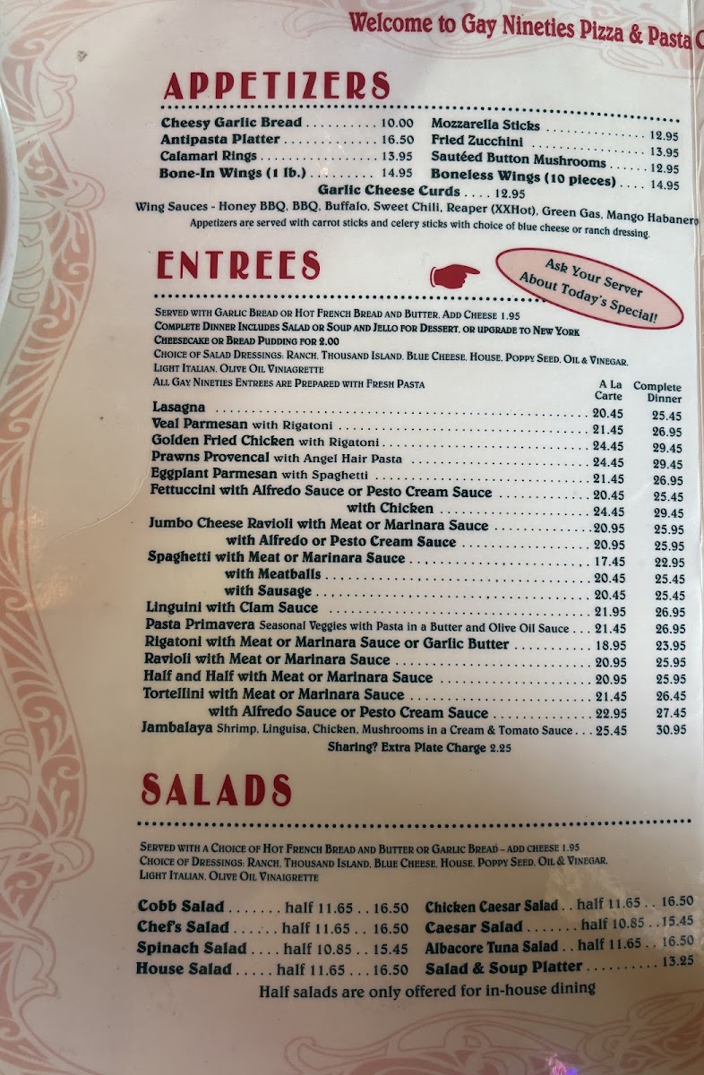 Gay Nineties Pizza Co - 1