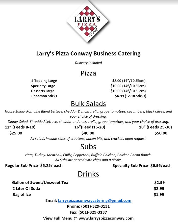 Larry's Pizza Conway - 2
