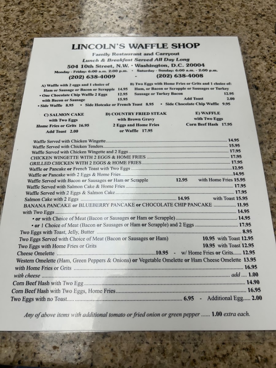 Lincoln's Waffle Shop - 9