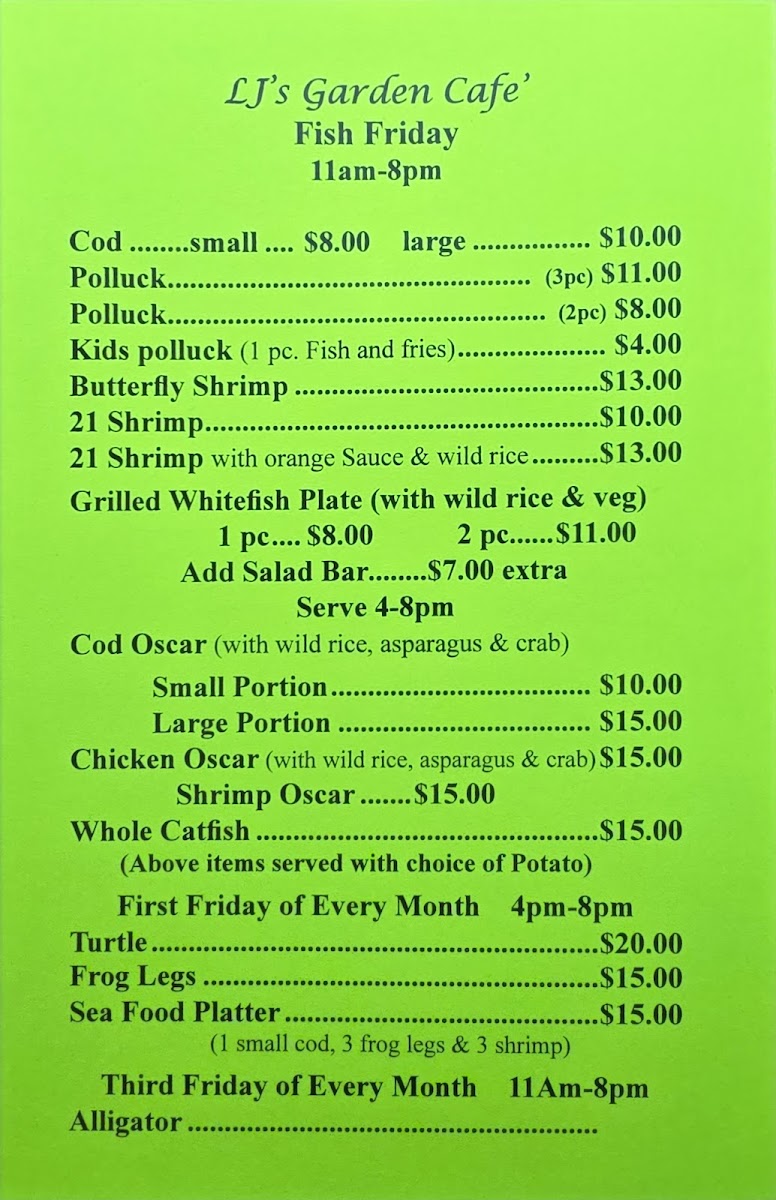 Lj's Garden Cafe - 1