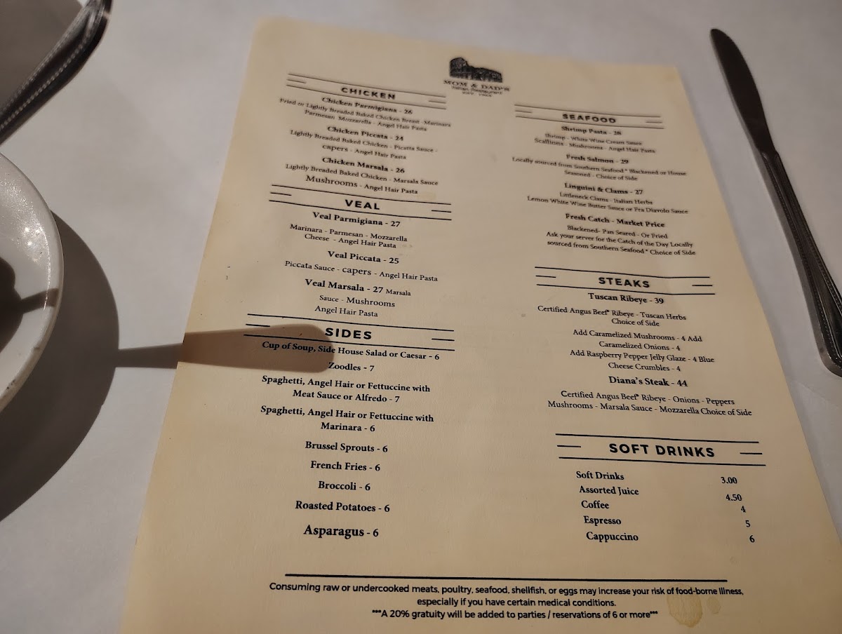 Mom & Dad's Italian Restaurant - 4