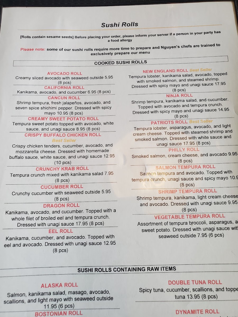 Nguyen’s Kitchen & Sushi Bar - 6