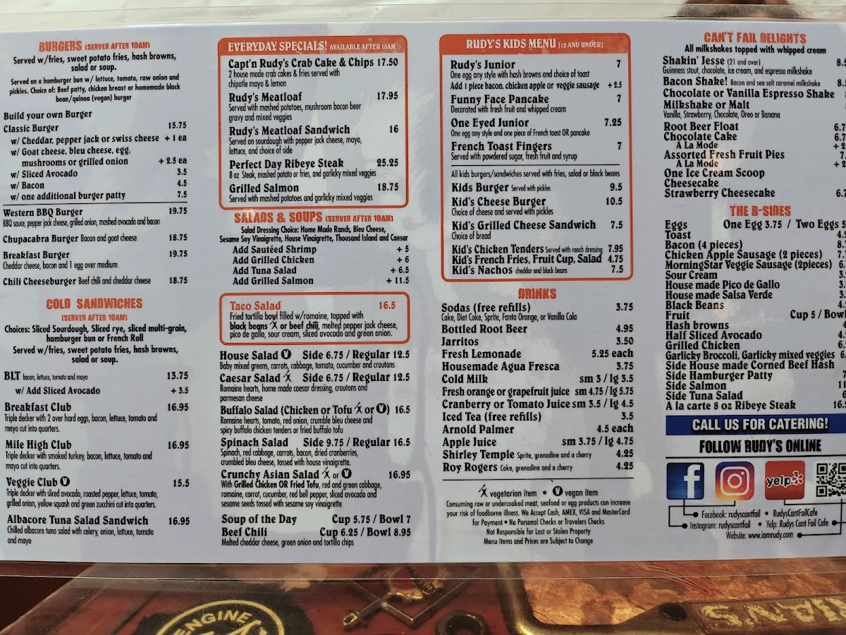 Rudy's Can't Fail Cafe - 4