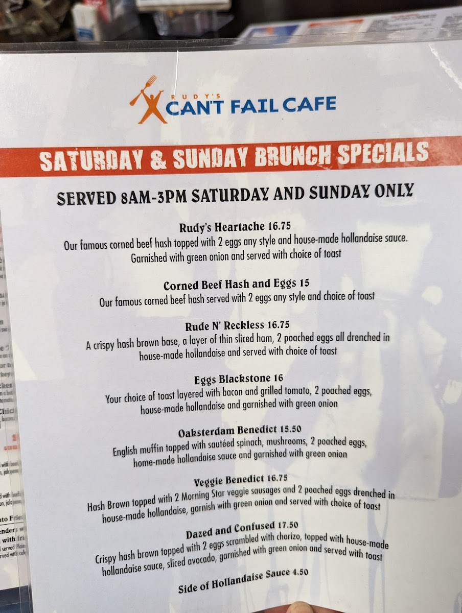 Rudy's Can't Fail Cafe - 5