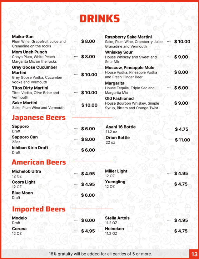 Sake Cafe Pensacola - 10