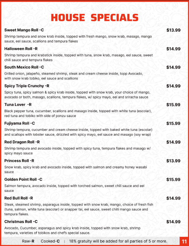 Sake Cafe Pensacola - 9