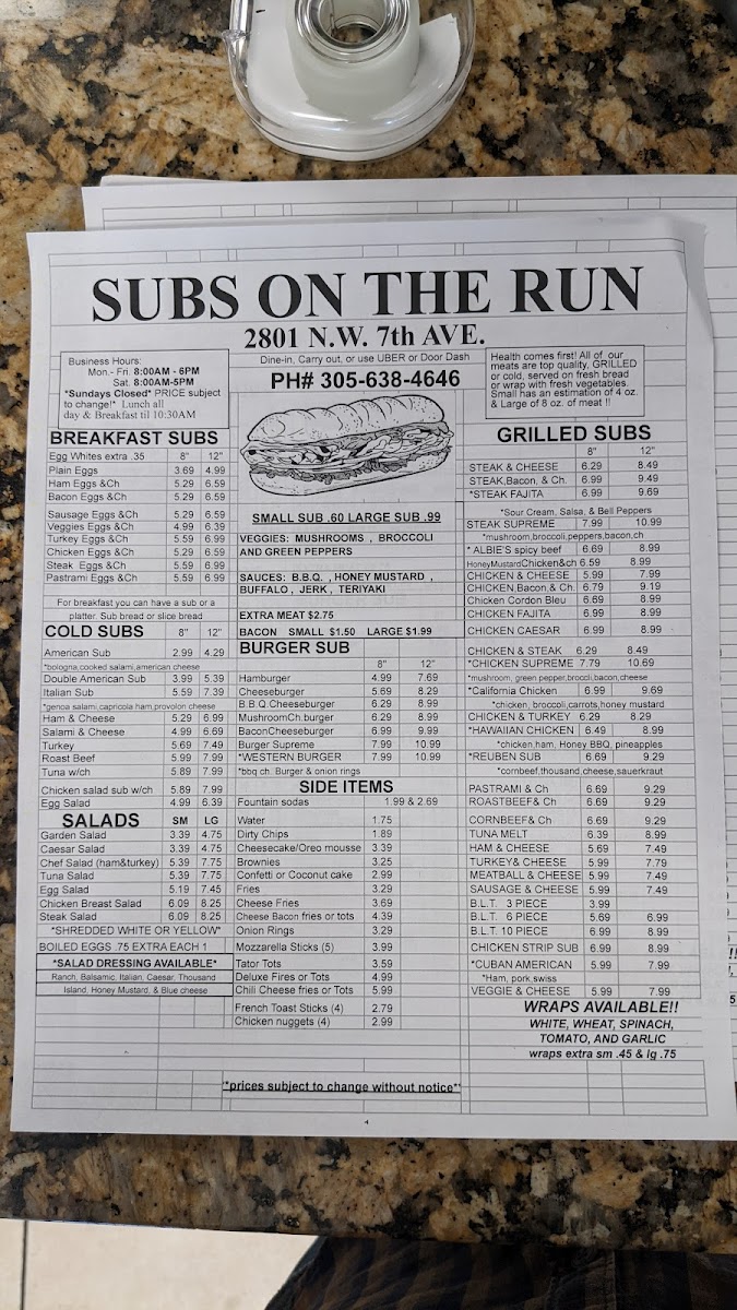 Subs On The Run - 9