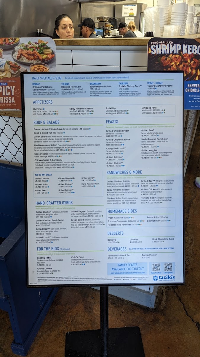 Taziki's Mediterranean Cafe - Chace Lake - 1