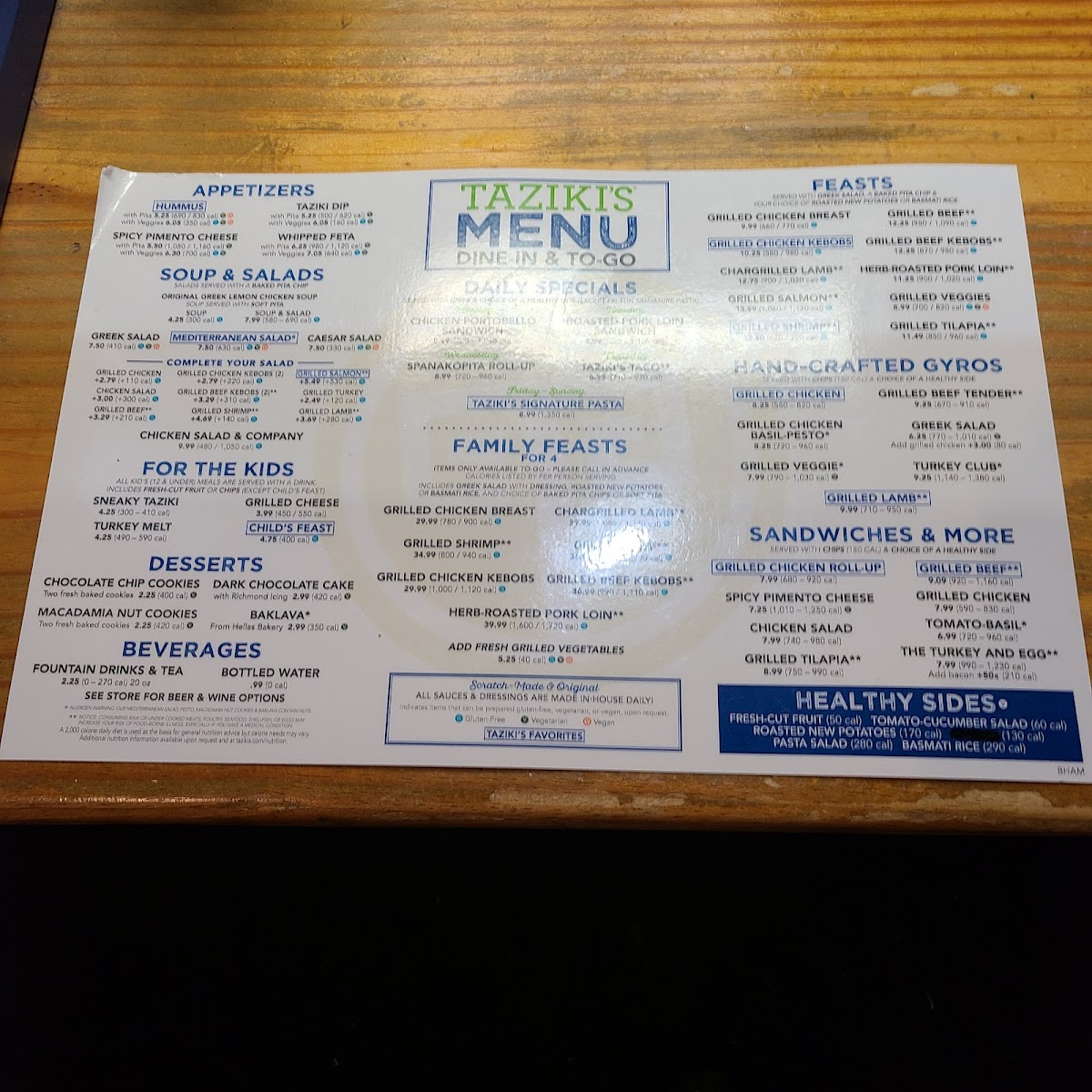 Taziki's Mediterranean Cafe - Chace Lake - 2