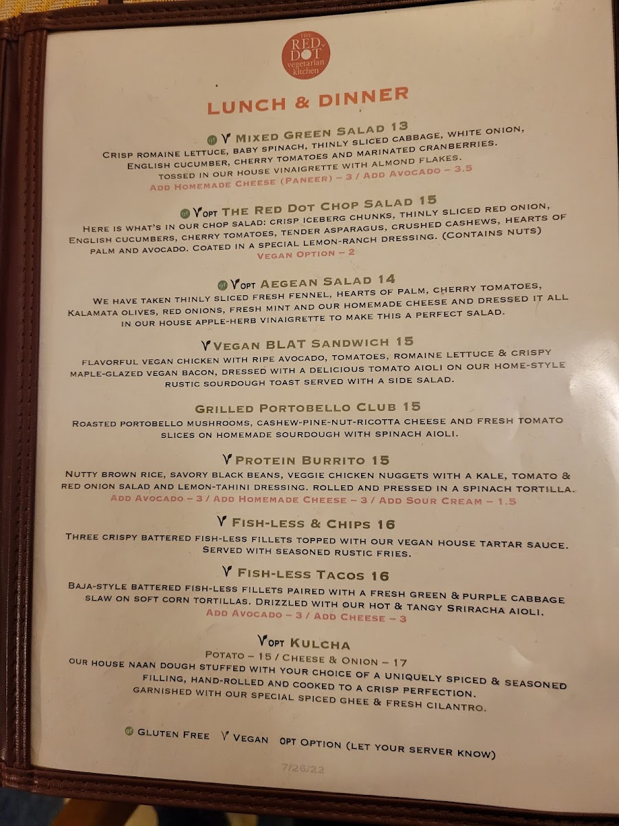 The Red Dot Vegetarian Kitchen - 5